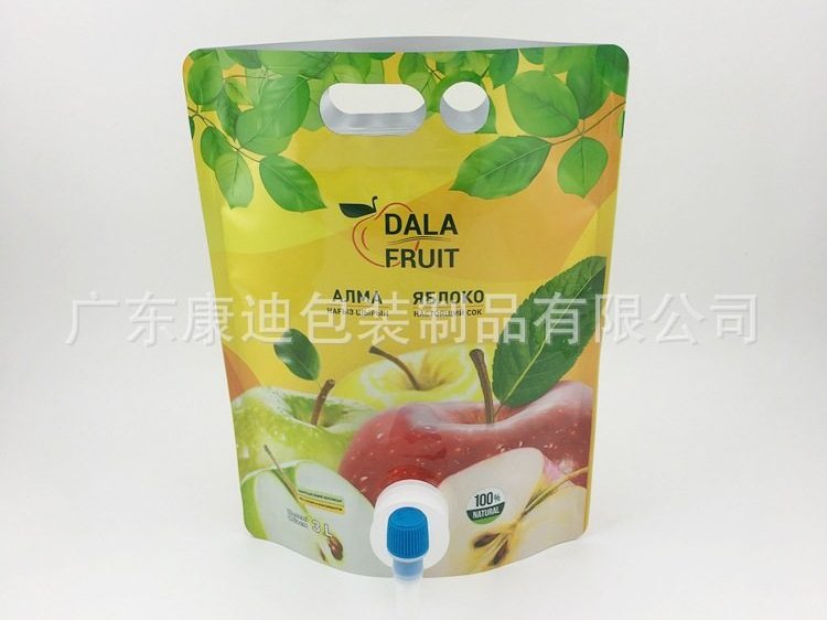 Custom Liquid Valve Pouch for 1.5L Juice Concentrate and 3L Drinking Water