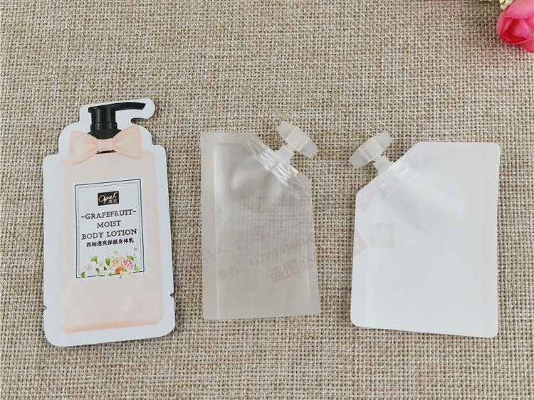 10g Hotel Toiletry Spout Pouch for Shampoo and Body Lotion Sachets