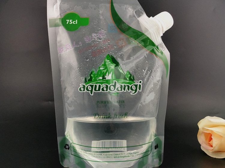 Custom Printed Clear Spouted Pouches for Liquid and Jelly Filling