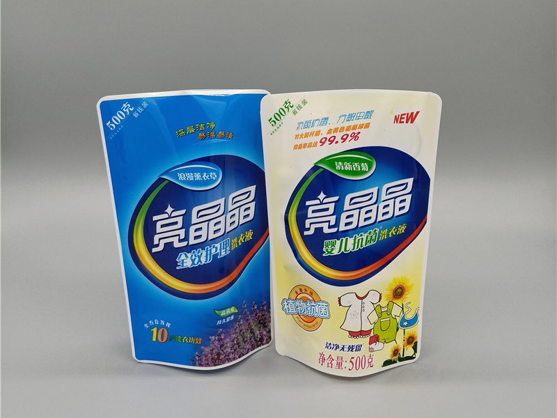 Self Standing Bag Infant Antibacterial Laundry Detergent Stand Up Pouch