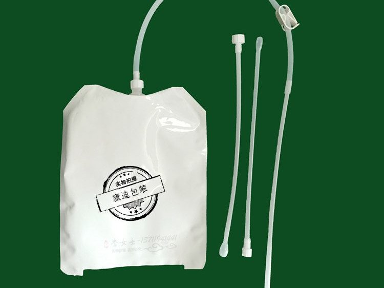 Calf Colostrum Bag with 1.2 m Clip-On Silicone Feeding Tube