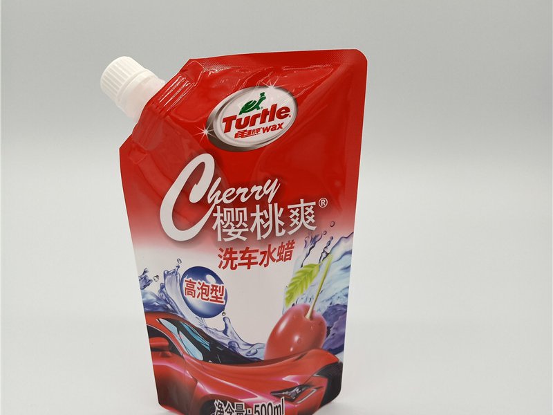 500ml Car Wash Wax Packaging Bag Stand Up Pouch