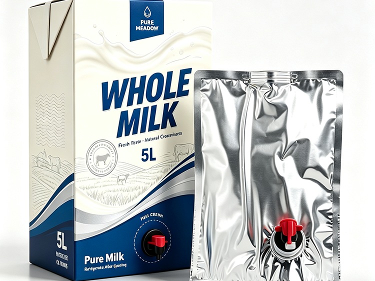 Milk BIB Bag-in-Box with Butterfly Valve