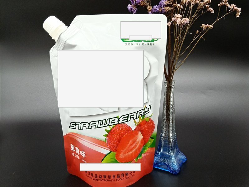 Fruit Juice Self Standing Nozzle Bag Spout Pouch