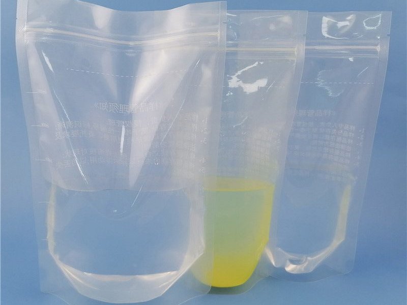 Clear Stand-Up Self-Seal Zipper Bags for Cookies, Nuts & Liquid Samples