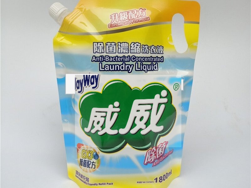 1800ml Detergent Bag Spout Pouch