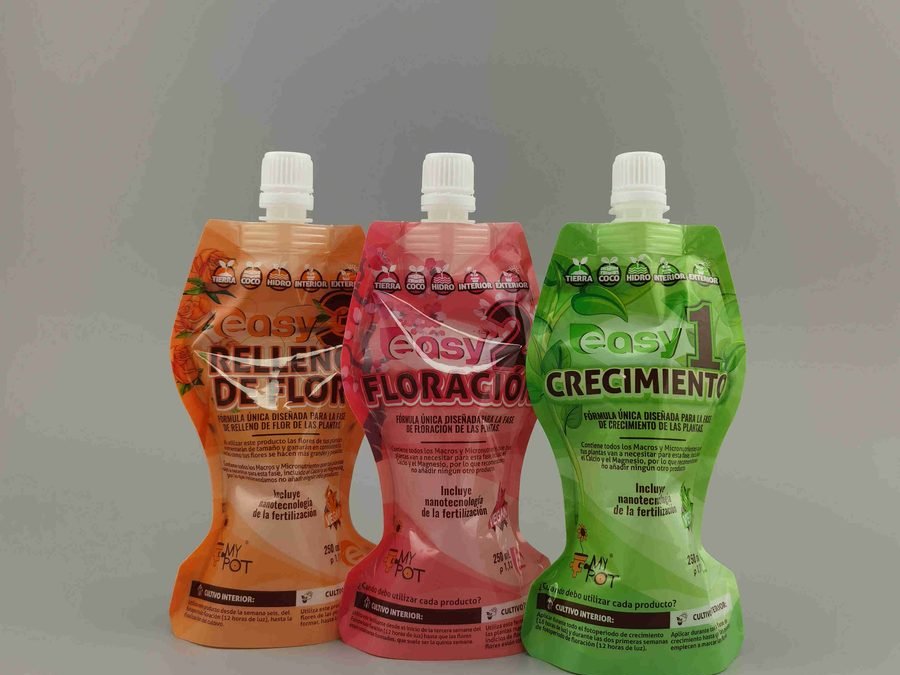 Custom Clear Liquid Pouch for Hand Wash and Body Wash Refills