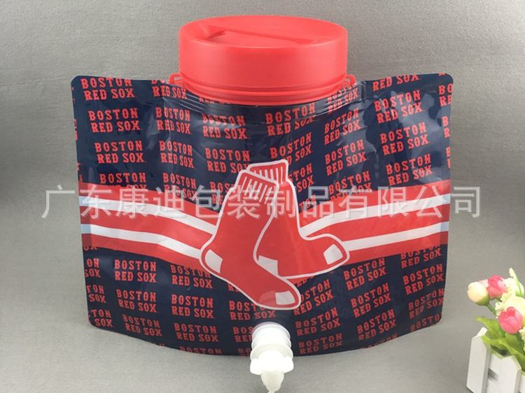 Custom 5 kg Handheld Valve Bag for Juice and Ice Packaging