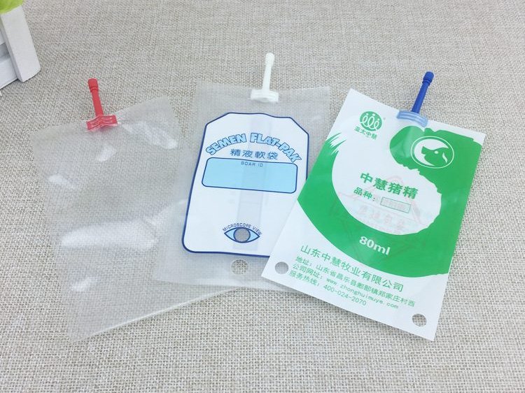 Veterinary Semen Collection and Insemination Liquid Packaging Bags 80ml 100ml