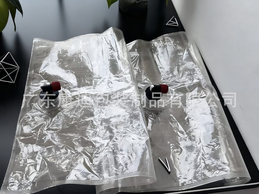 Transparent Dual-Valve Twin Pouch for Concentrated Juice and Tomato Paste