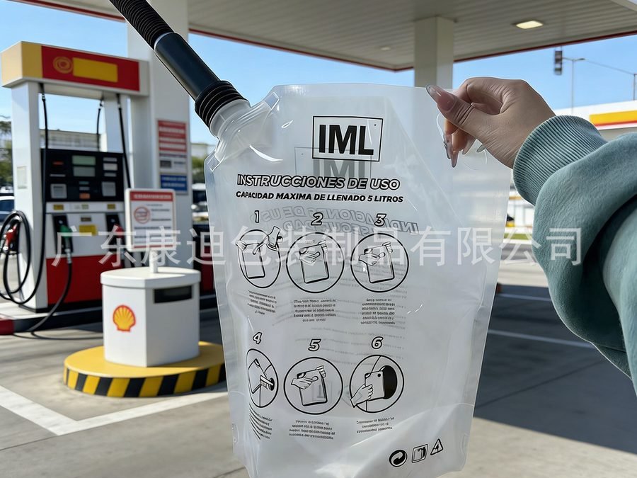 5L Large-Caliber Anti-Burst Valve Pouch with Guide Tube for Liquid Packaging