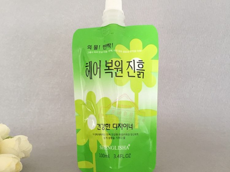 Custom 100ml Hair Dye and Conditioner Liquid Packaging Pouch