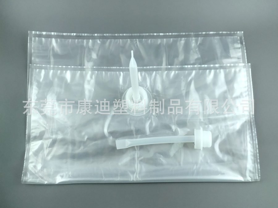 Double Stand-Up Pouch with Valve Spout and Silicone Tube for Dairy & Yogurt Makers
