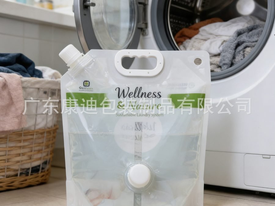 6L Hand-Carry Valve Pouch for Household Detergent, Custom Printed