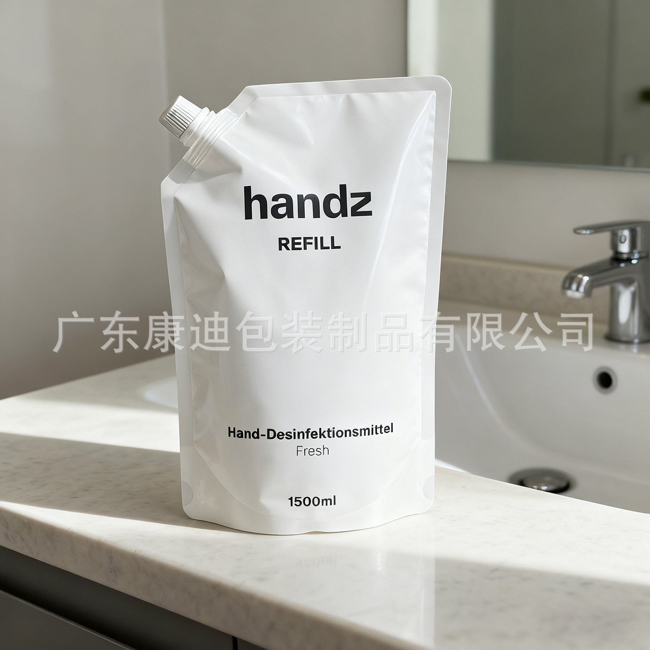 500ml Liquid Soap Pouch for Body Wash with Pump Head