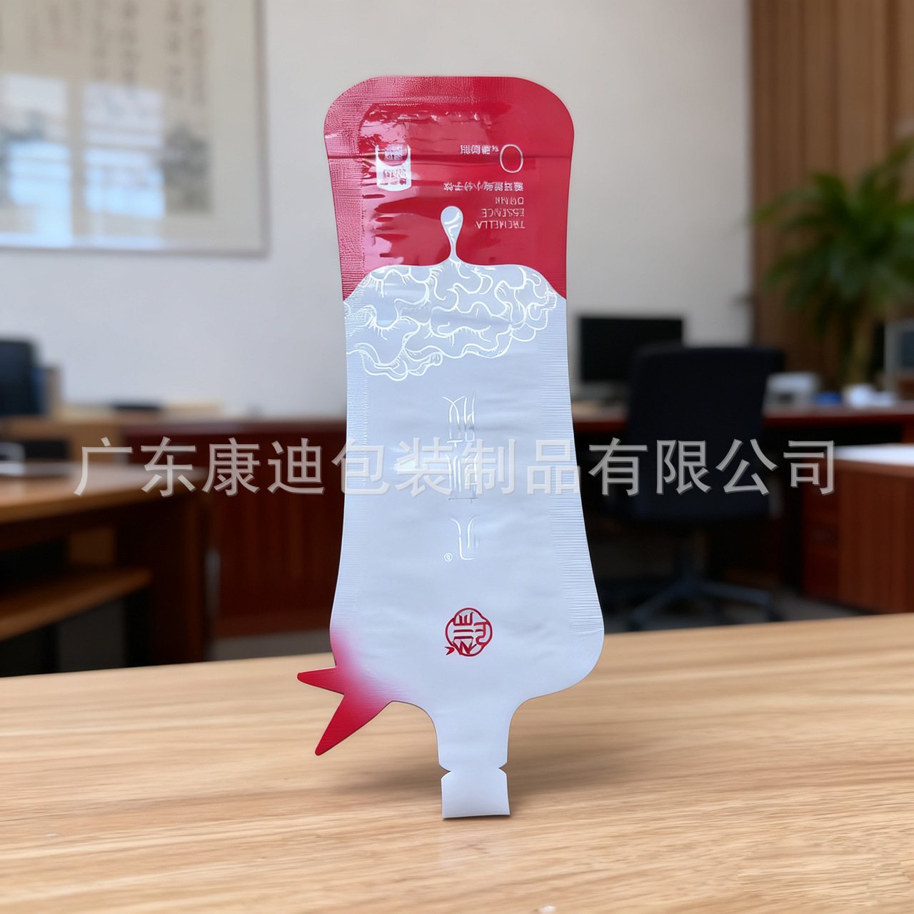 1L Soy Sauce Liquid Pouch Bag | Three-Side Seal No Spout | Custom Liquid Packaging Pouch
