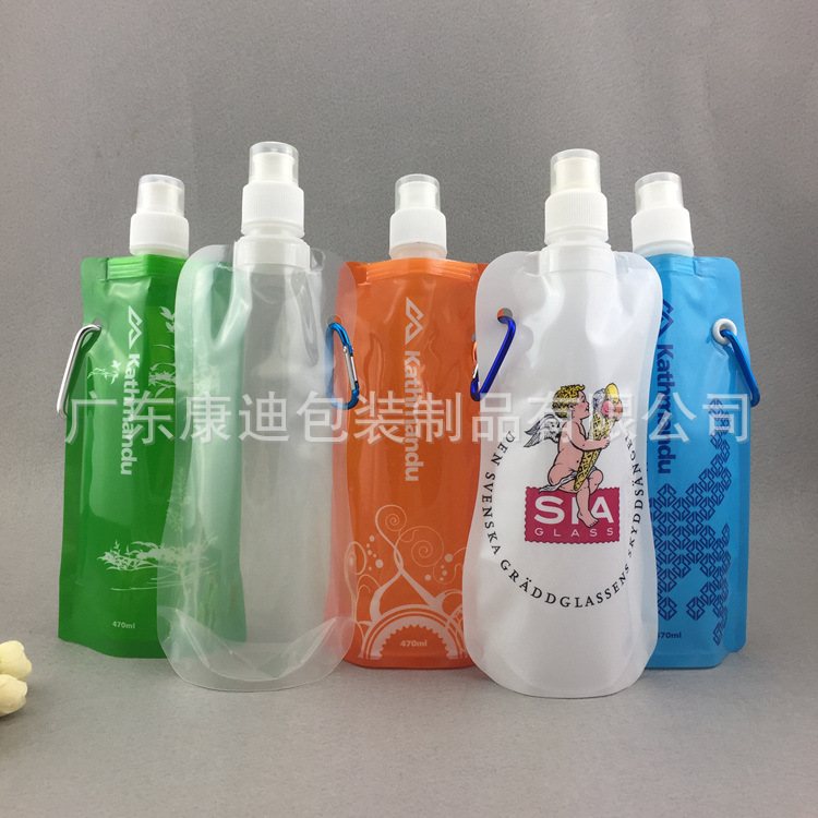 3L Juice Liquid Pouch Bags, Three-Side Seal No Spout, Custom
