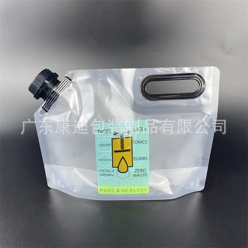 3L Drinking Water Liquid Pouch Bag with Straight Spout